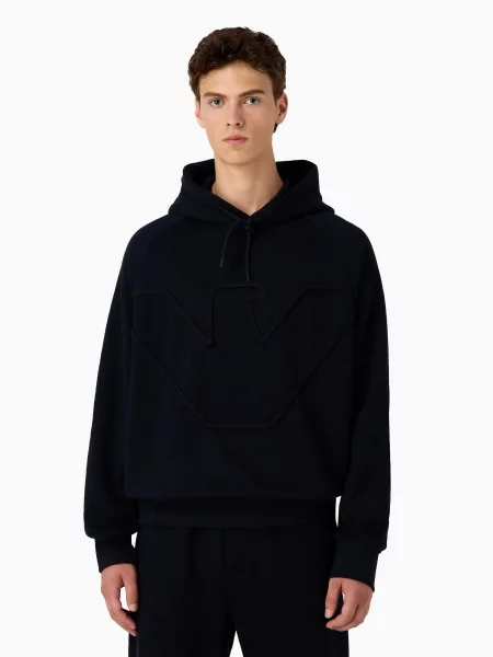 Худи Emporio Armani синее