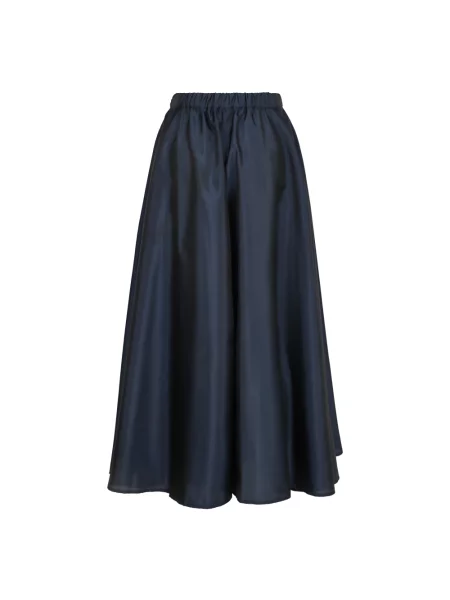 Spódnica midi Emporio Armani w kształcie litery A plisowana niebieska