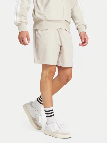 Adidas Športne kratke hlače Essentials Linear bež