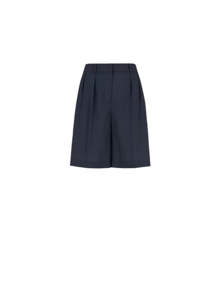 Bermudy Bomboogie z lyocellu niebieskie