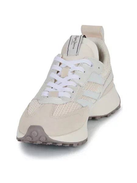 Pantofi Pepe Jeans tricotate alb