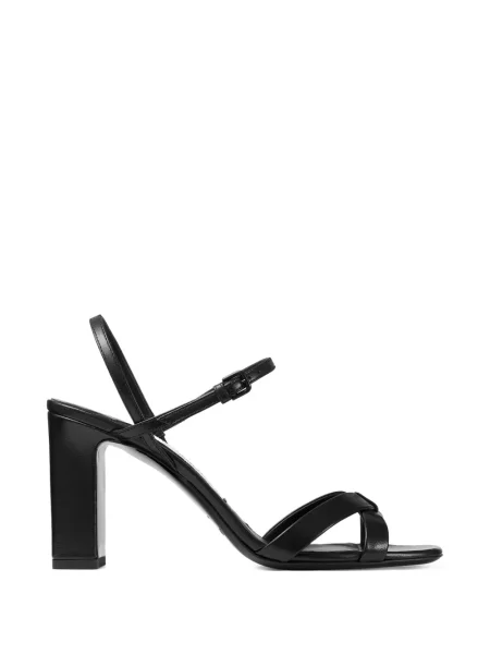 Sandale Jimmy Choo din piele cu cataramă negru