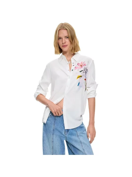 Bluză Desigual alb