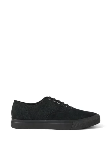 Sneakerși Ralph Lauren Rrl cu șireturi din piele negru
