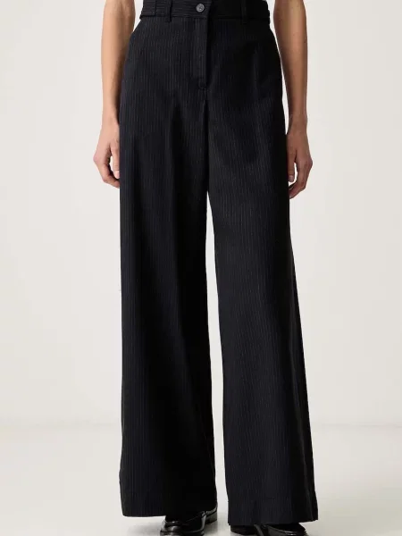 Weekend Max Mara pantaloni pentru femei cu lână WKDBRAVO