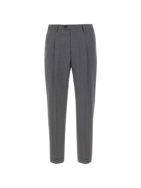 Skládané kalhoty Devore šedý