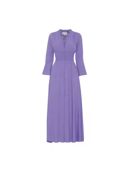 Sukienka maxi American Dreams fioletowa