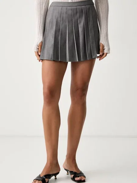 Twinset fustă-pantalon pentru femei gri