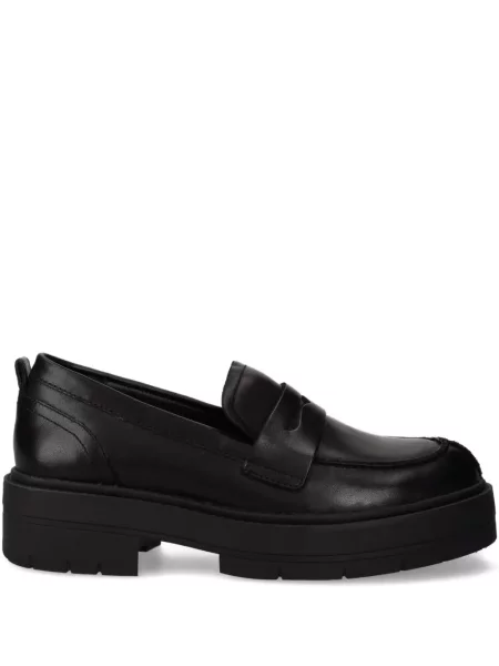 Pantofi loafer Geox chunky negru
