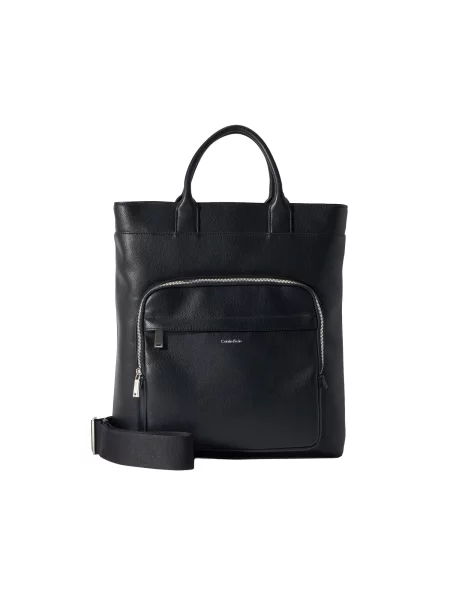 Geantă Calvin Klein Raised Tote negru