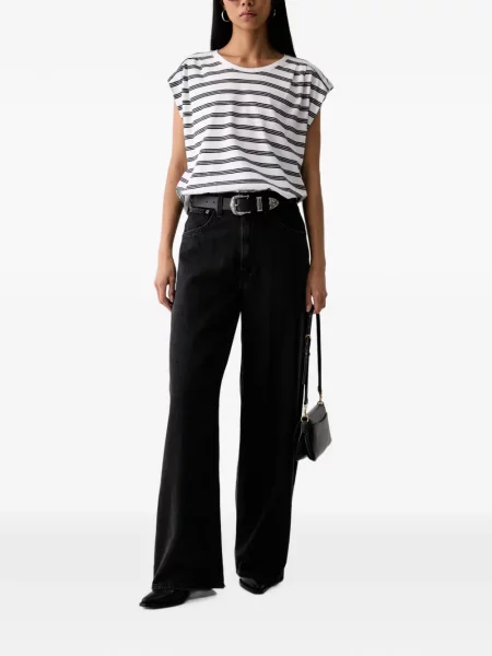 Pantaloni scurți din denim Levi's® din dantelă zdrențuiți cu talie înaltă albastru