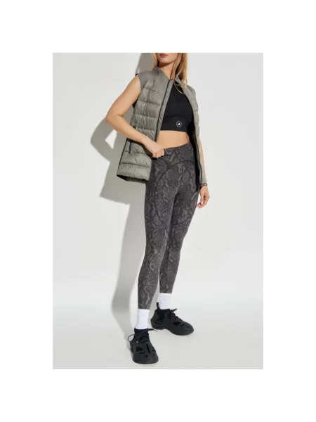 Krótki biustonosz Adidas czarny