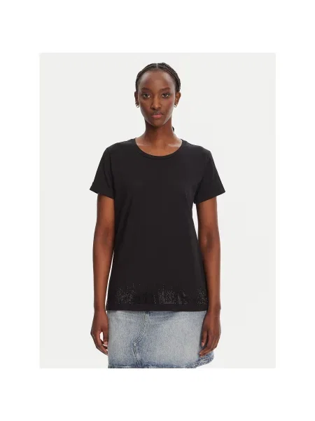 Liu Jo Sport T-Shirt Regular Fit μαύρο