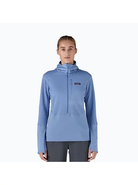 Kurtka softshell Patagonia R1 Hybrid Pullover Hoody abundant blue niebieska