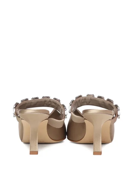 Pantofi cu toc Manolo Blahnik de cristal