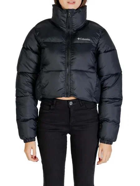 Columbia kurtka Puffect Colorblock zimowa czarny