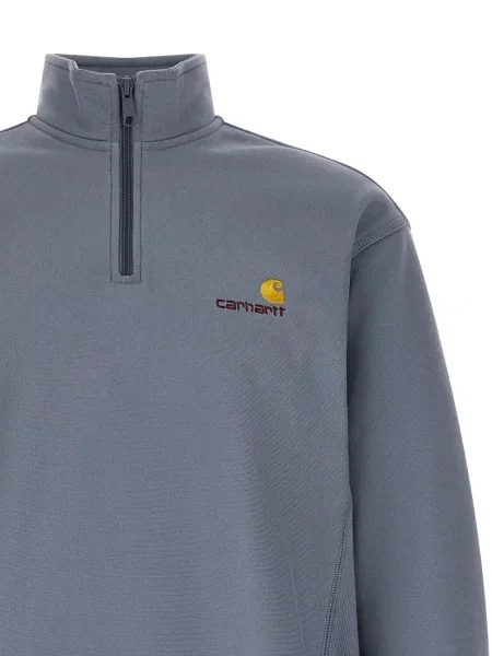 Hanorac cu fermoar Carhartt Wip albastru
