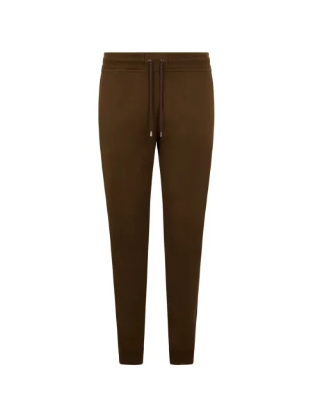 Pantaloni Moorer cu cordon maro