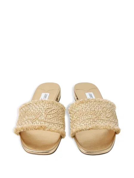 Сандали Jimmy Choo с ресни без ток