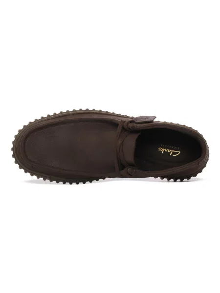 Čipkované čižmy Clarks čierna