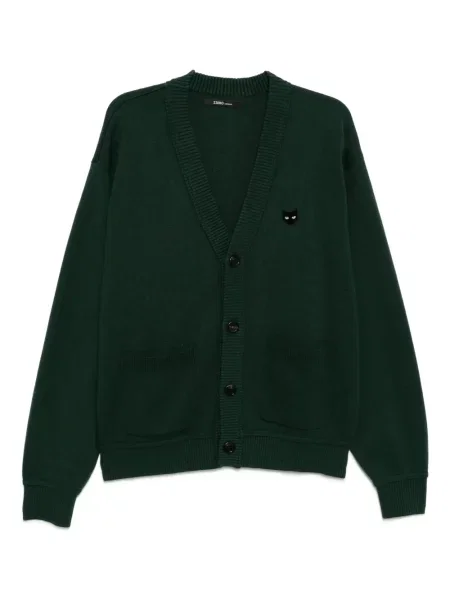 Cardigan Songzio cu broderie verde