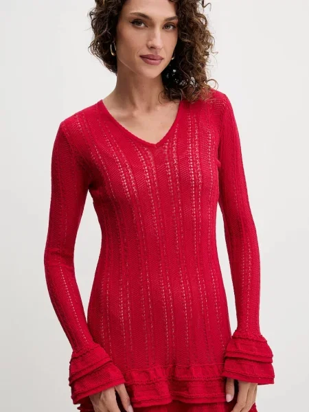 Платье мини Twinset красное