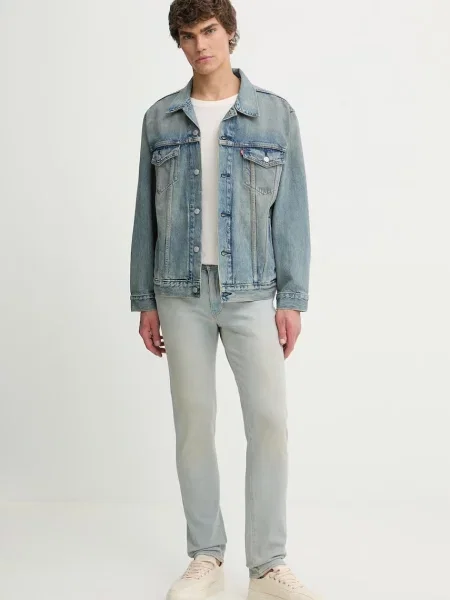 Rifľová bunda Levi's RELAXED FIT modrá