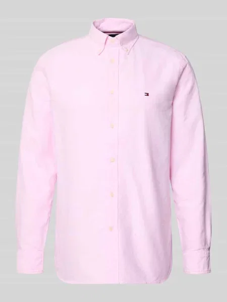 Tommy Hilfiger koszula regular z kołnierzykiem button-down różowy