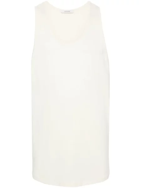 Žebrovaná košile Lemaire žlutá