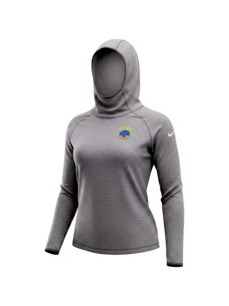 Πουά fleece τρέξιμο μπλούζα Nike γκρι