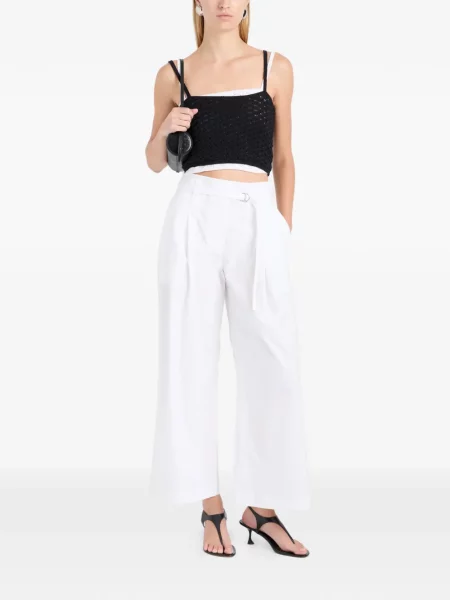 Kelnės Proenza Schouler White Label poplinas balta