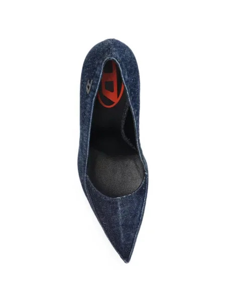 Pantofi cu toc Diesel albastru