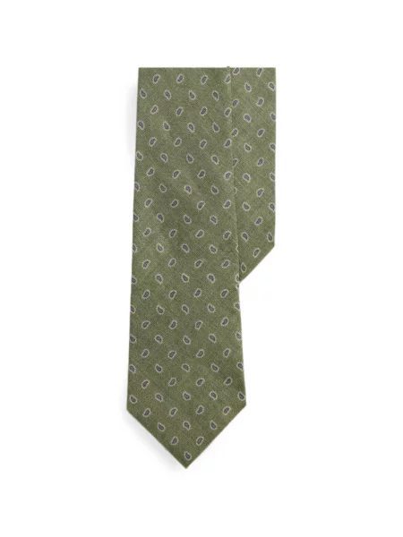 Cravată Polo Ralph Lauren de in cu imagine în carouri verde