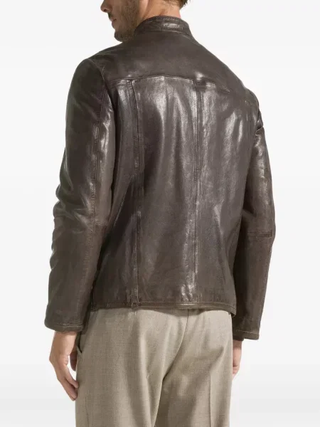 Geanta de piele Seventy maro