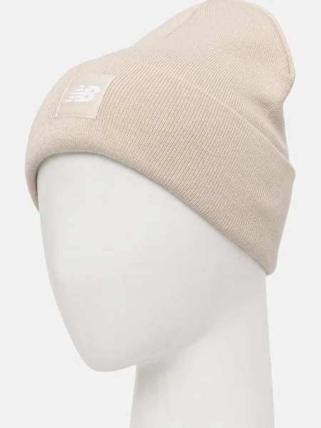 New Balance Cuffed Flying NB Logo Beanie Timberwolf Universal bézs