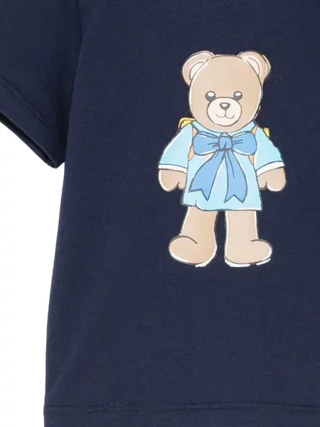 Marškinėliai Moschino mėlyna