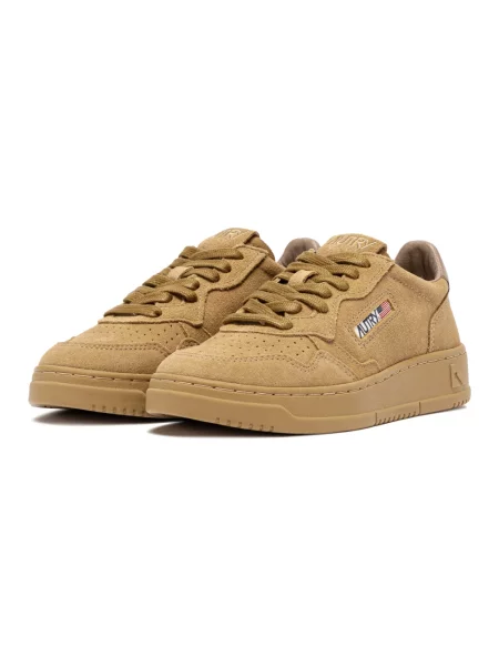 Sneakersy Autry brązowe