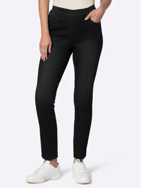 Heine Jeans denim negru