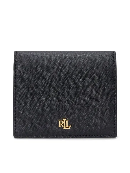 Кожен портфейл Lauren Ralph Lauren дамски черно