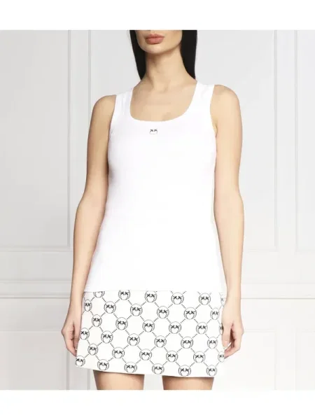 Top Pinko alb