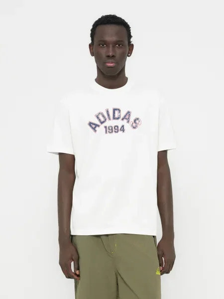 ADIDAS ORIGINALS Marškinėliai safyro / raudona balta