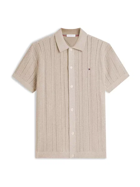 TOMMY HILFIGER Geacă tricotată bej