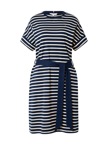 TOMMY HILFIGER Rochie deschis / albastru închis bej