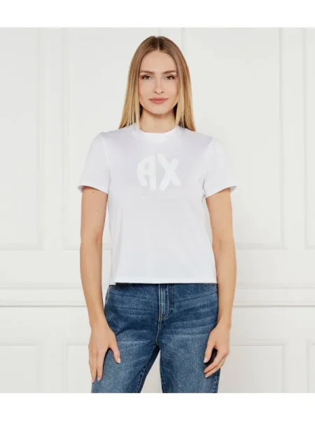 Armani Exchange Póló | Regular Fit fehér