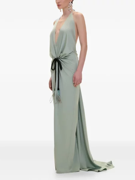 Rochie maxi V:pm Atelier fără mâneci verde