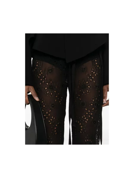 Spodnie Ann Demeulemeester czarne