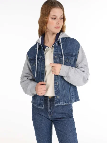 Куртки Colin’s джинс комбінований верх