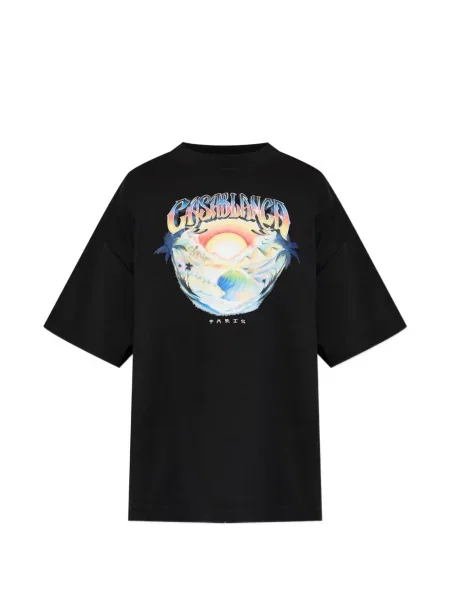 Tricou Casablanca cu imagine negru