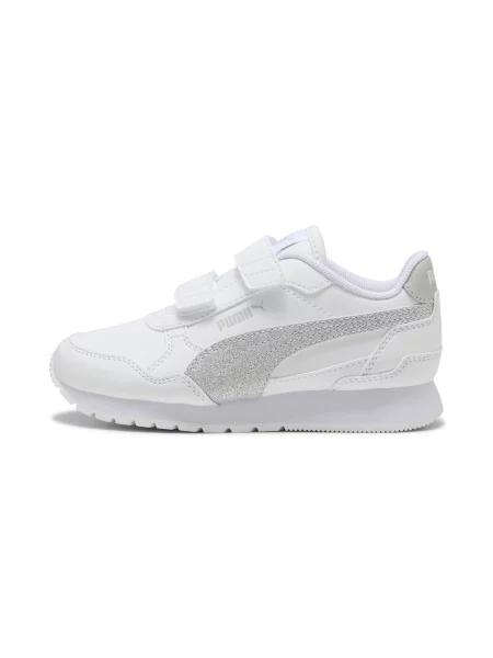 PUMA Dziecięce sneakersy ST Runner v4 Glitter Buty biały