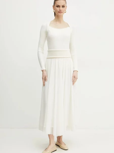 Marella sweter DEBUTTO lekki biały
